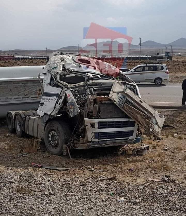 Accidente fatal en la ruta a Patacamaya