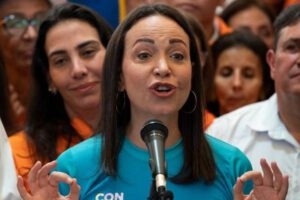 María Corina Machado lidera las primarias de la oposición en Venezuela