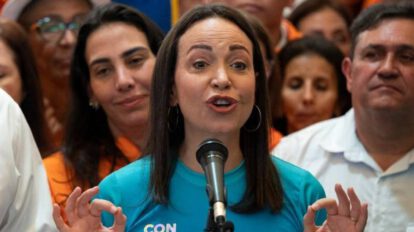 María Corina Machado lidera las primarias de la oposición en Venezuela