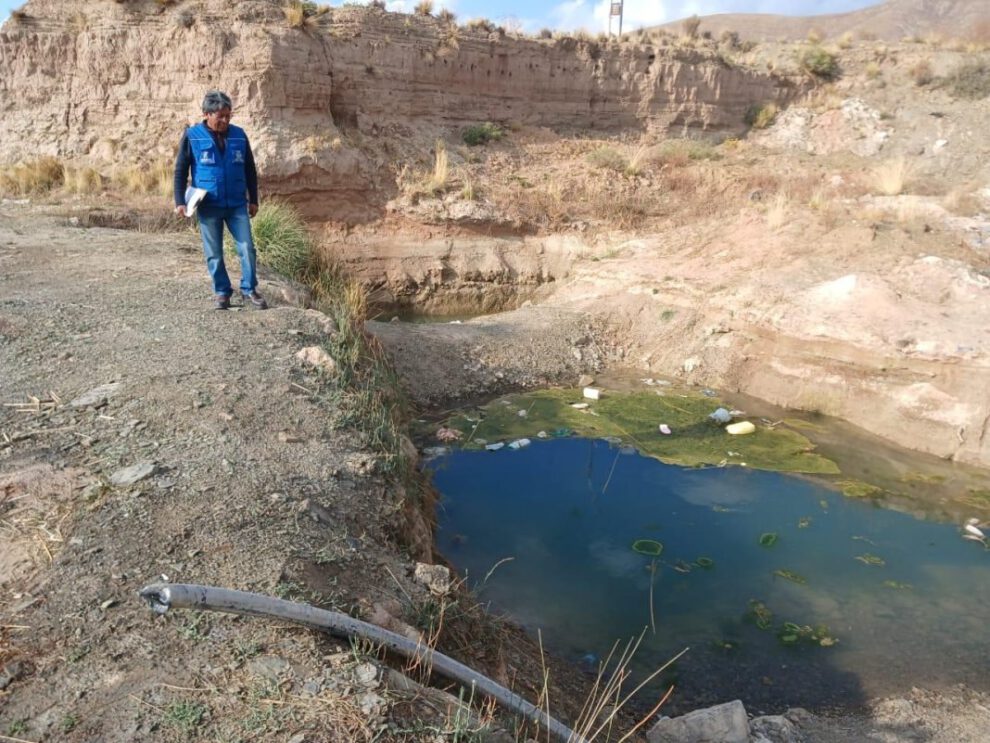 Explotación ilegal de agua en Vichuloma