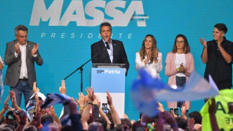 Sergio Massa, candidato presidencial y ministro de Economía de Argentina