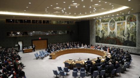 Fotografía de archivo sobre la guerra en Gaza en la ONU