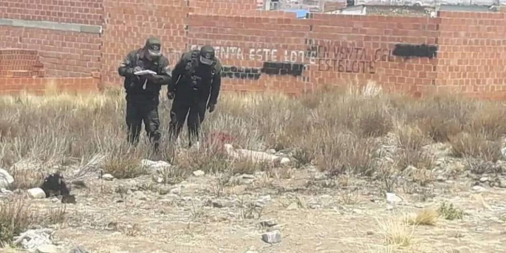 Cuerpo sin vida de mujer encontrado en El Alto