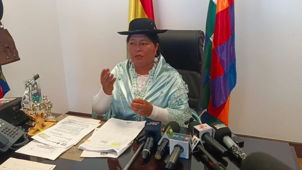 Modificación presupuestaria según Simona Quispe