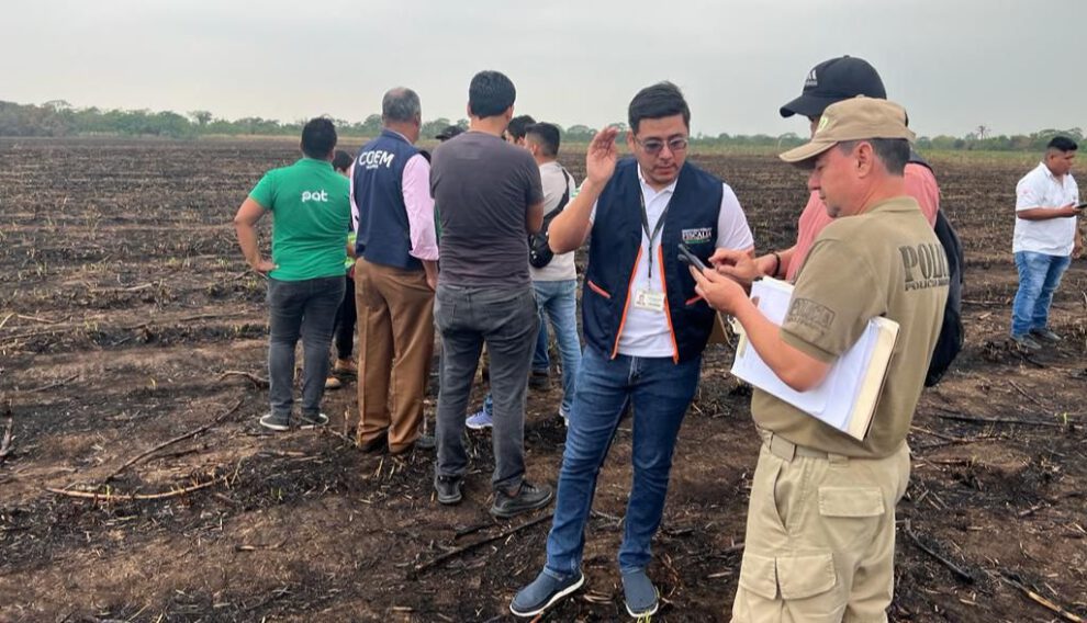 Investigación de incendios en Santa Cruz por el Ministerio Público