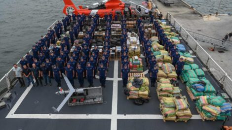 Droga decomisada en el Pacífico y Caribe por la Guardia Costera de Estados Unidos