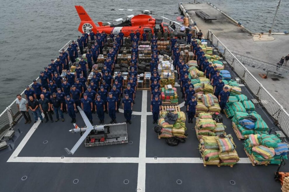 Droga decomisada en el Pacífico y Caribe por la Guardia Costera de Estados Unidos