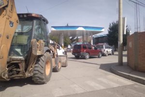 Movilizaciones por falta de combustible en Oruro