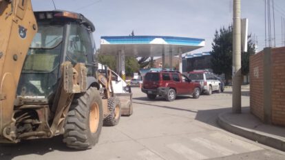 Movilizaciones por falta de combustible en Oruro