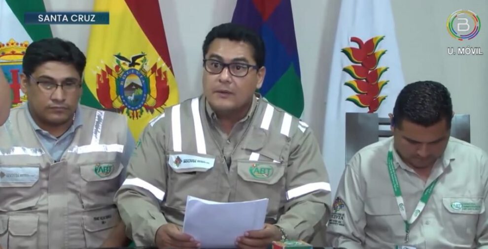 Incendio forestal en San Andrés