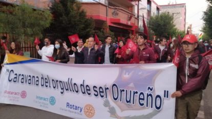 Caravana del Orgullo de Ser Orureño en Oruro