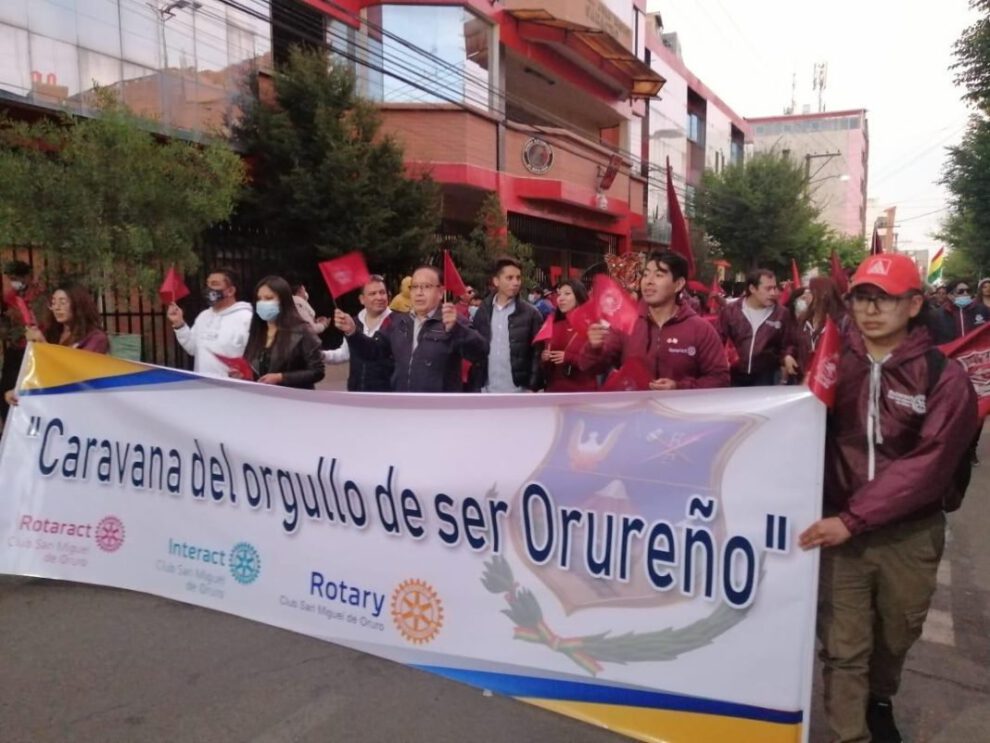 Caravana del Orgullo de Ser Orureño en Oruro