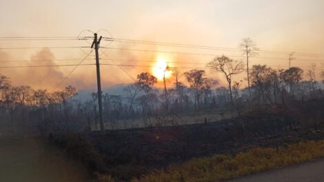 Incendio en Tacana afecta fuentes de agua y cultivos