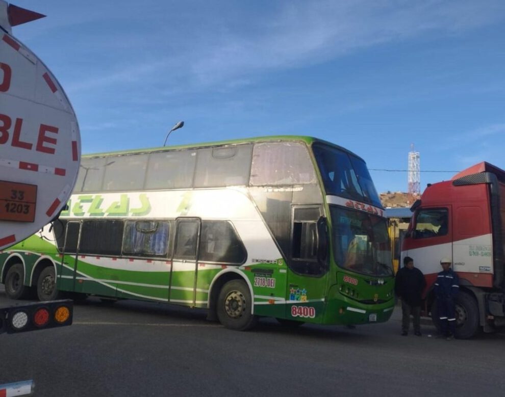 Bloqueo en Planta San Pedro por falta de combustible