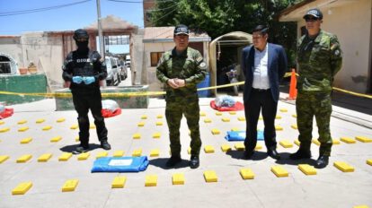 Decomiso de drogas en Oruro