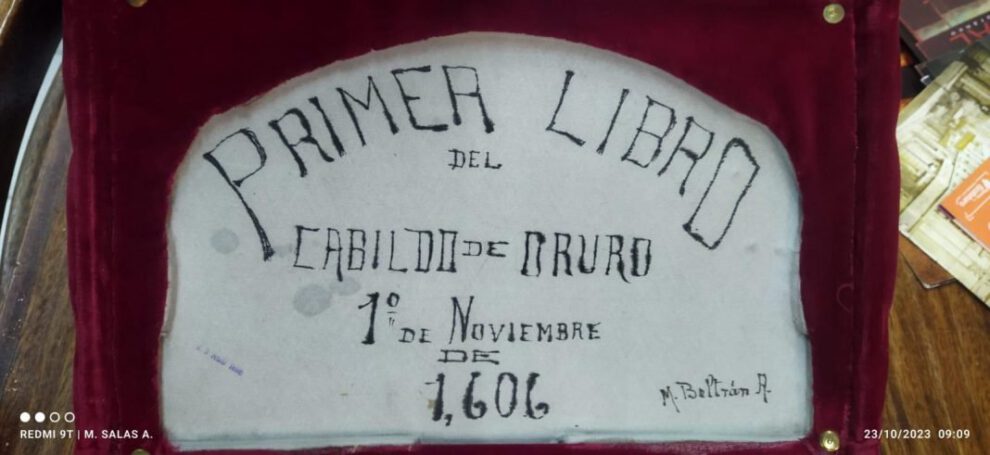 Acta de fundación Oruro, un tesoro histórico