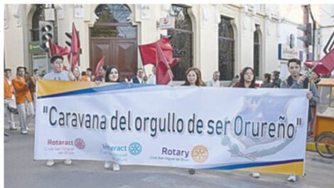 Caravana del Orgullo de ser Orureño en Oruro