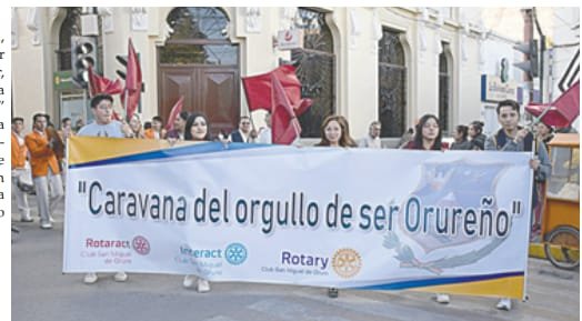 Caravana del Orgullo de ser Orureño en Oruro
