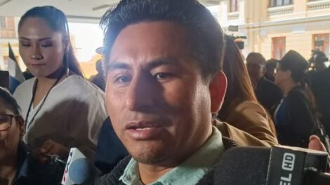 Plancha oficial del MAS presentada por el diputado Gualberto Arispe