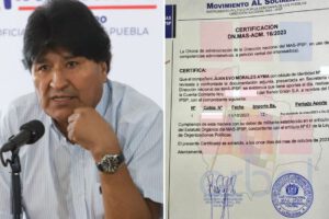 Evo Morales irregularidades en aportes y certificados de militancia