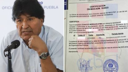 Evo Morales irregularidades en aportes y certificados de militancia