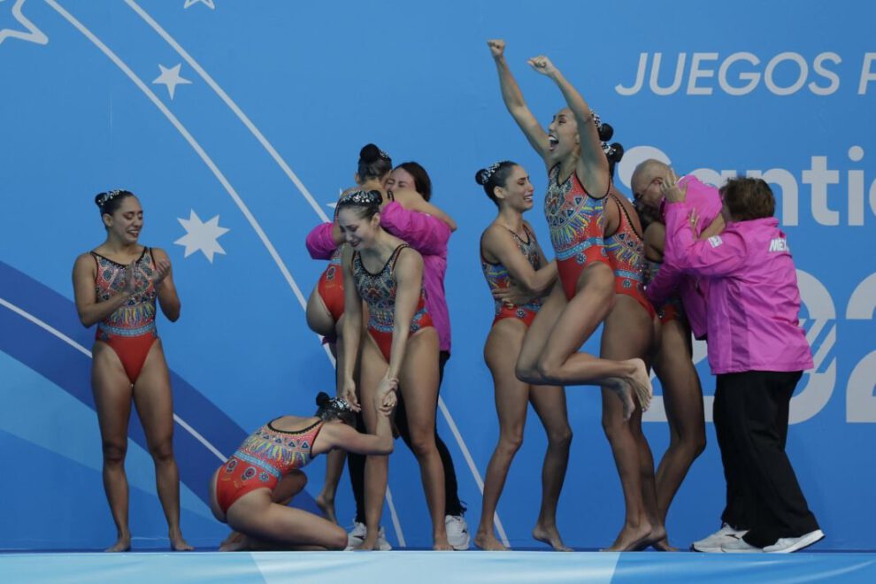 México oro natación artística en Juegos Panamericanos 2023
