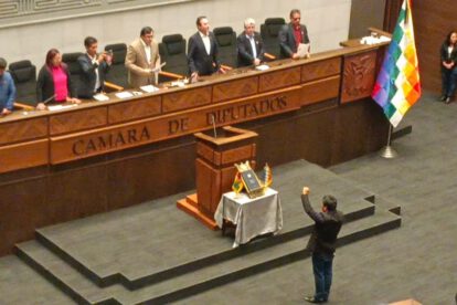 Israel Huaytari asume la presidencia de la Cámara de Diputados
