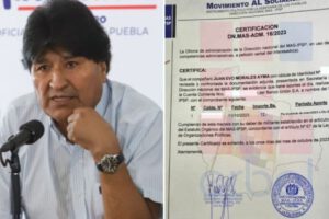 Evo Morales desmiente acusaciones sobre aportes al MAS-IPSP