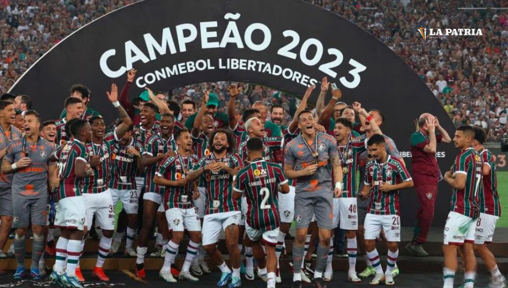 Celebración de Fluminense campeón de la Copa Libertadores