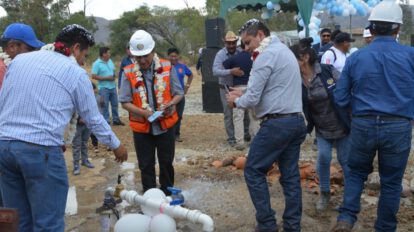 pozo de agua potable que beneficiará a más de 200 familias