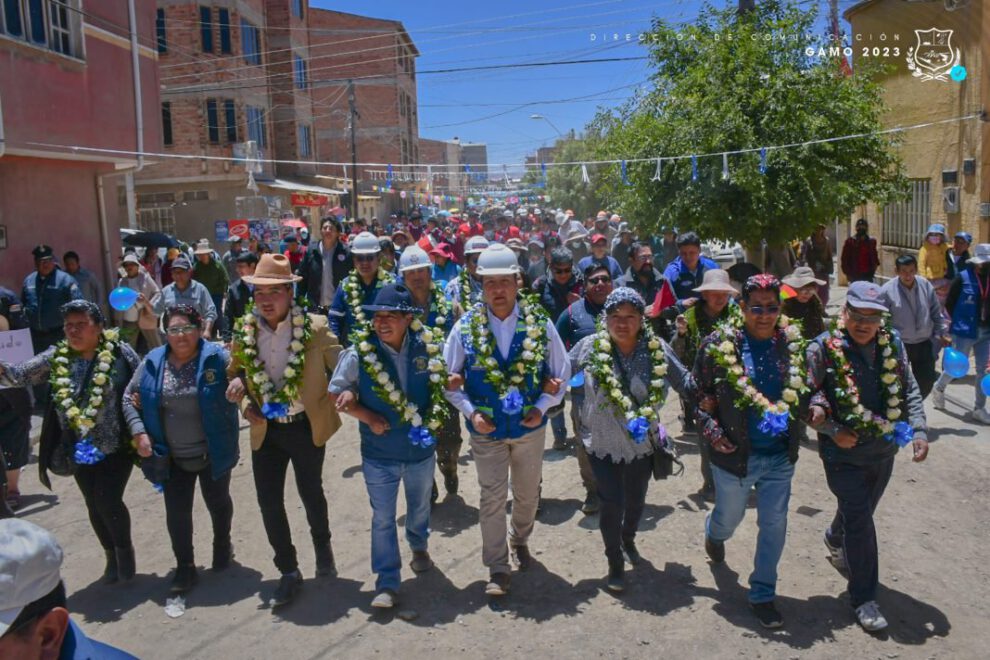 Inicio de pavimento en 7 Juntas