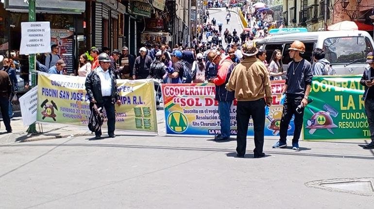 Conflicto minero en La Paz