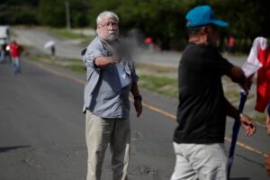 Protesta contra contrato minero en Panamá