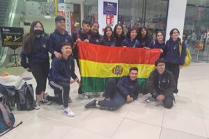 Delegación del Colegio Alemán de Oruro en Mexmun