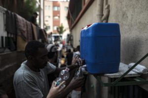 Escasez de agua potable en Gaza