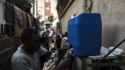 Escasez de agua potable en Gaza