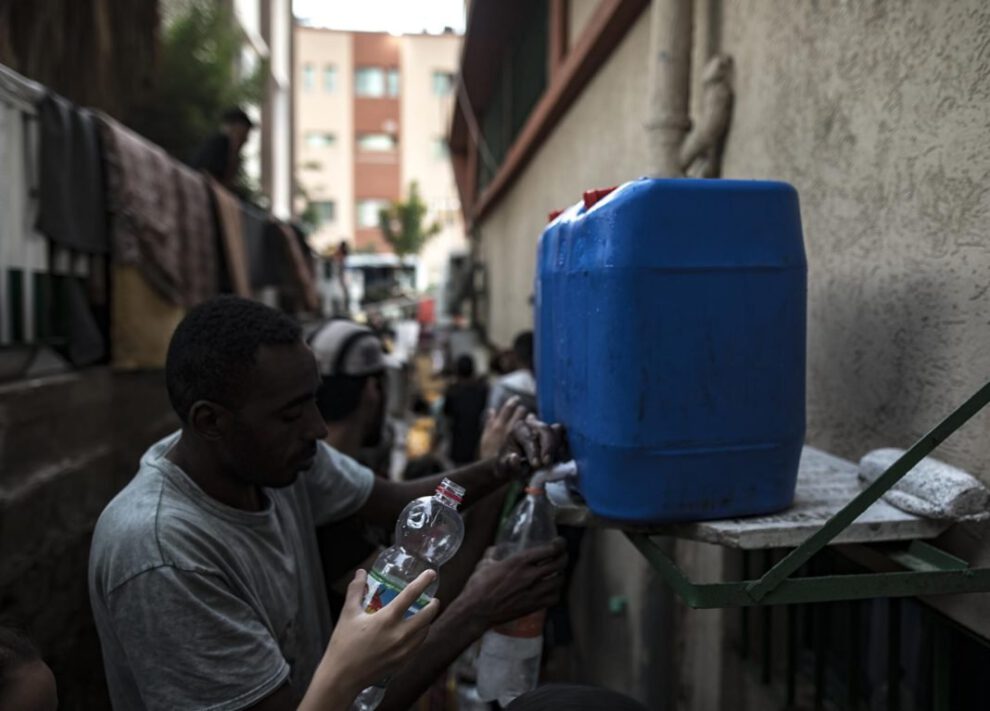 Escasez de agua potable en Gaza