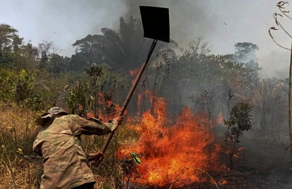 Incendios provocados en La Paz