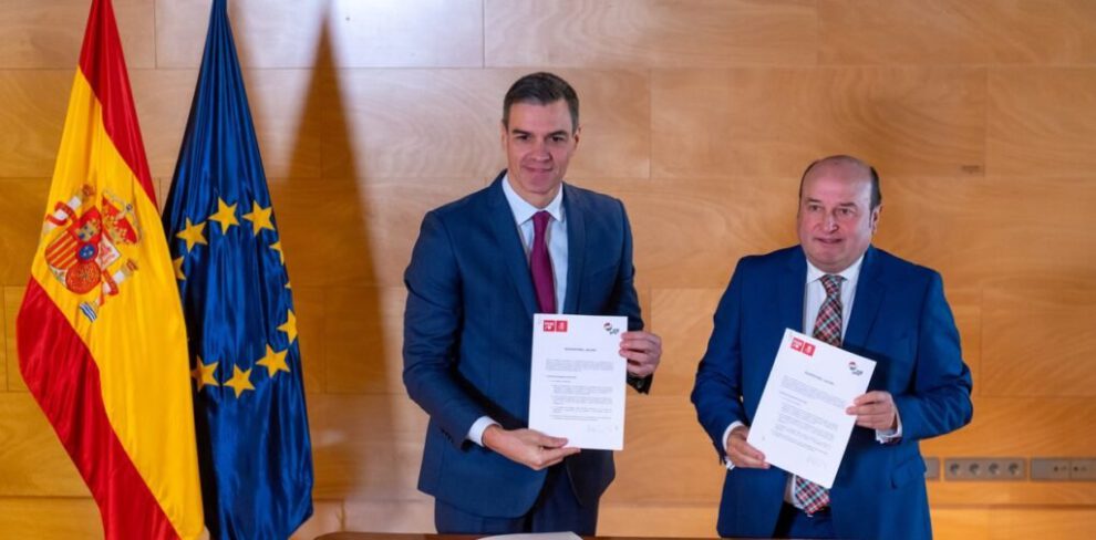 Investidura de Pedro Sánchez garantizada por acuerdos políticos