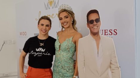 Aitana Tufiño en concierto de Marc Anthony