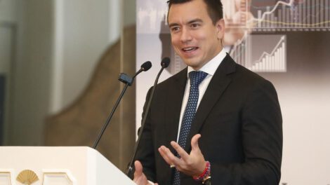 Foto de archivo del presidente electo de Ecuador, Daniel Noboa