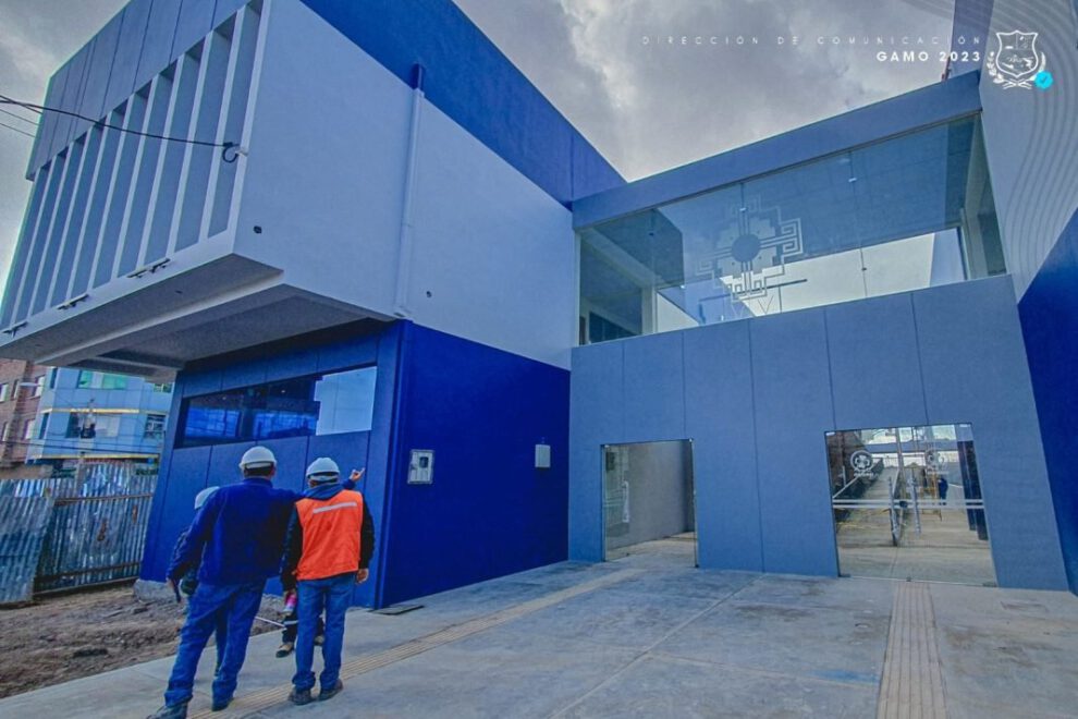 Construcciones educativas Oruro con avance superior al 90%