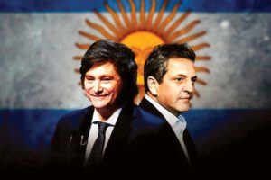 Debate presidencial en Argentina entre Massa y Milei