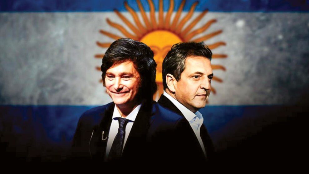 Debate presidencial en Argentina entre Massa y Milei