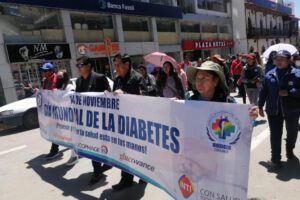 Caminata por el Día Mundial de la Diabetes en Oruro