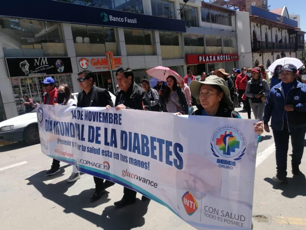 Caminata por el Día Mundial de la Diabetes en Oruro