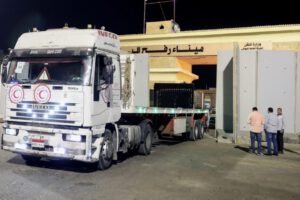 Combustible en Gaza tras el inicio de la guerra