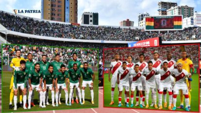 Bolivia frente a Perú en Eliminatorias 2026