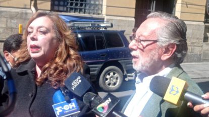La abogada Kathia Saucedo y el exalcalde Juan del Granado sobre elecciones judiciales