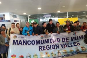 Presupuesto General del Estado en la mancomunidad de los valles de Cochabamba